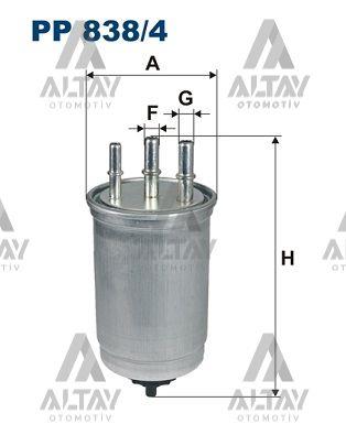 YAKIT FİLTRESİ (MAZOT) CONNECT / MONDEO 02-13 1.8-2.0 TDCI MÜŞÜRSÜZ
