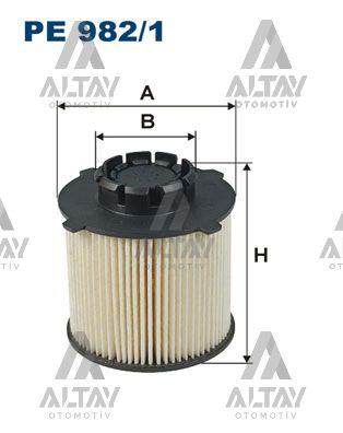 YAKIT FİLTRESİ (MAZOT) CRUZE 09= 1.7 DI-2.0 CDI / ASTRA J 09= 1.3-1.7 CDTI / ZAFIRA C 11= 2.0 CDT
