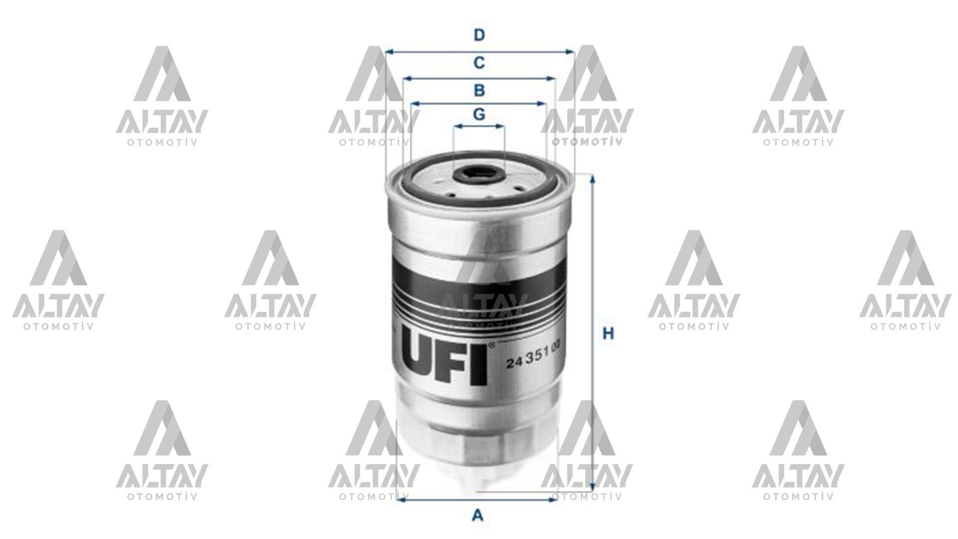 YAKIT FILTRESI (MAZOT) DUCATO I / BOXER I / JUMPER I 94-02 / ERA / GETZ / RIO / CERATO / CEED 06 = OEM (ORİJİNAL EQUİPMENT MANUFACTURER)