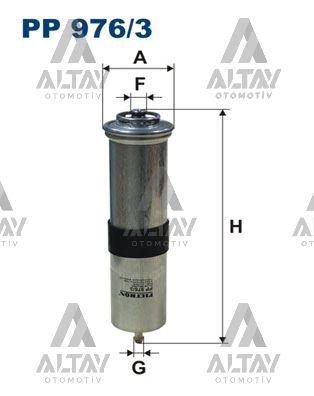 YAKIT FİLTRESİ (MAZOT) E90 / E91 / E92 / E93 / X1 E84 / X3 F25 / X4 F26 13=