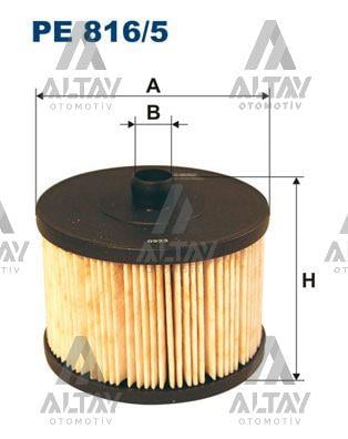 YAKIT FİLTRESİ (MAZOT) FOCUS 03= CMAX 04=03  / KUGA 08 / MONDEO 03= / 307 / 407 / C4 / C5 2.0 HDI