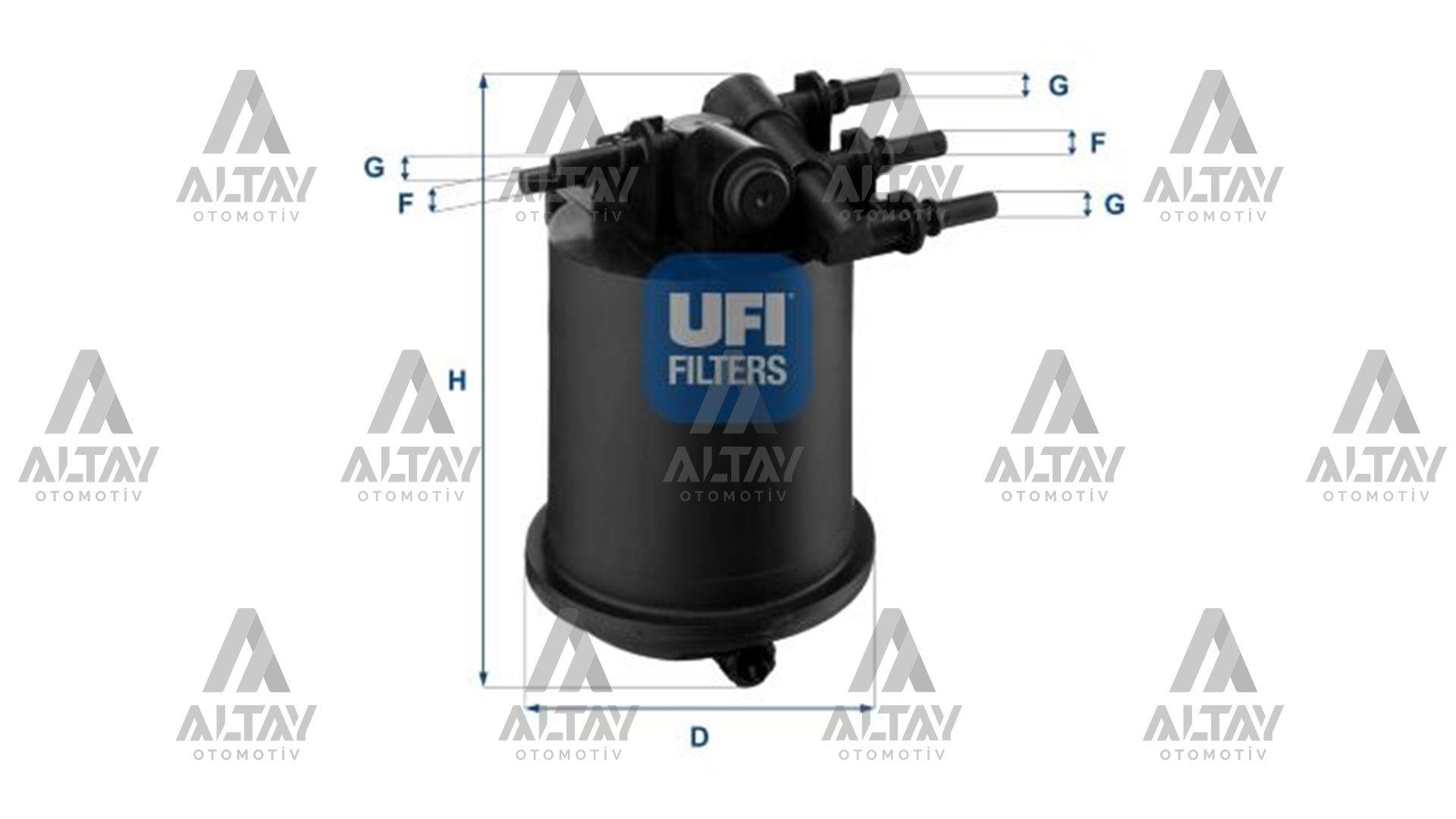 YAKIT FİLTRESİ (MAZOT) KANGOO / LAGUNA I-II / MEGANE I / SCENIC I / MASTER II 1.9DCI-2.2DCI KOMPLE