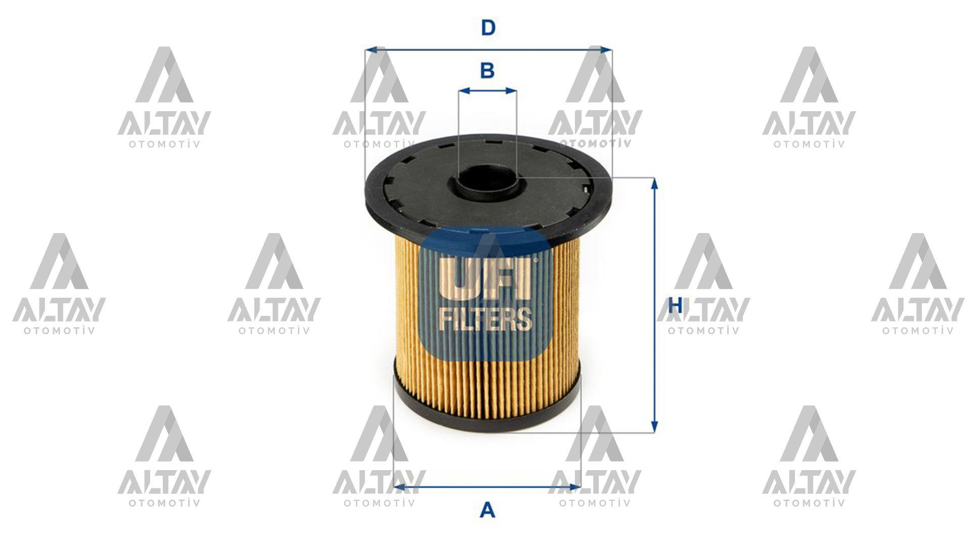 YAKIT FİLTRESİ (MAZOT) KANGOO / MEGANE / LAGUNA / SOLENZA / OPEL MOVANO A 98= 1.9DTI F8Q-F9Q