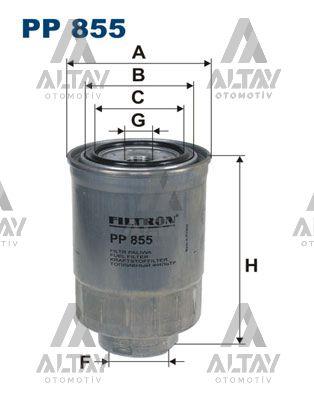 YAKIT FİLTRESİ (MAZOT) L-200 11-14 / HILUX  84-10 / HIACE / E-2200  98=/ BT-50 06 =/ FORD RANGER / VANETTE