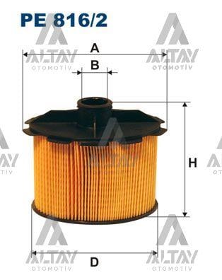 YAKIT FİLTRESİ (MAZOT) PARTNER / BERLINGO / SCUDO 98-07 1.9D DW8