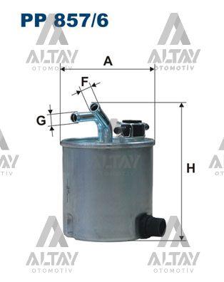 YAKIT FİLTRESİ (MAZOT) PICKUP 06= NAVARA / PATFINDER 06= 2.5 DCİ