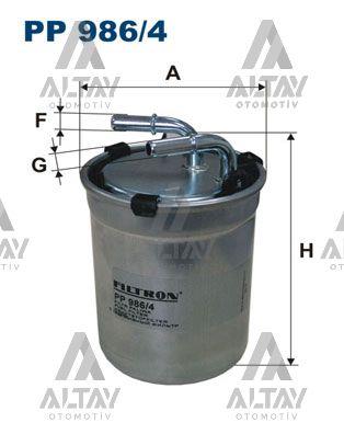 YAKIT FİLTRESİ (MAZOT) POLO / IBIZA / A1 / FABIA 10-16 1.2 TDI-1.6 TDI CFWA-CUSA-CUSB-CUTA