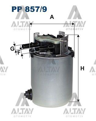 YAKIT FİLTRESİ (MAZOT) QASHQAI 14-18 / X-TRAIL 14= / R9M / K9K