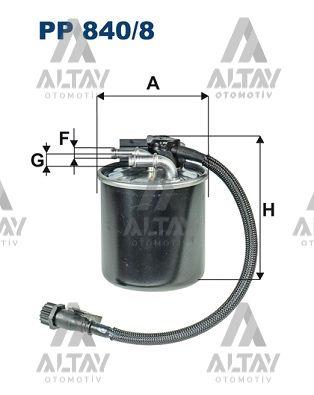 YAKIT FİLTRESİ (MAZOT) SPRINTER 906 CDI-C / 204-E / 207 01= 2.4 D