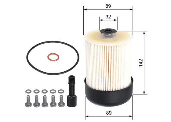 YAKIT FİLTRESİ (MAZOT) TRAFIC III 14= / MASTER III 10= / VITO W447 14= 1.6 DCI 2.3 DCI