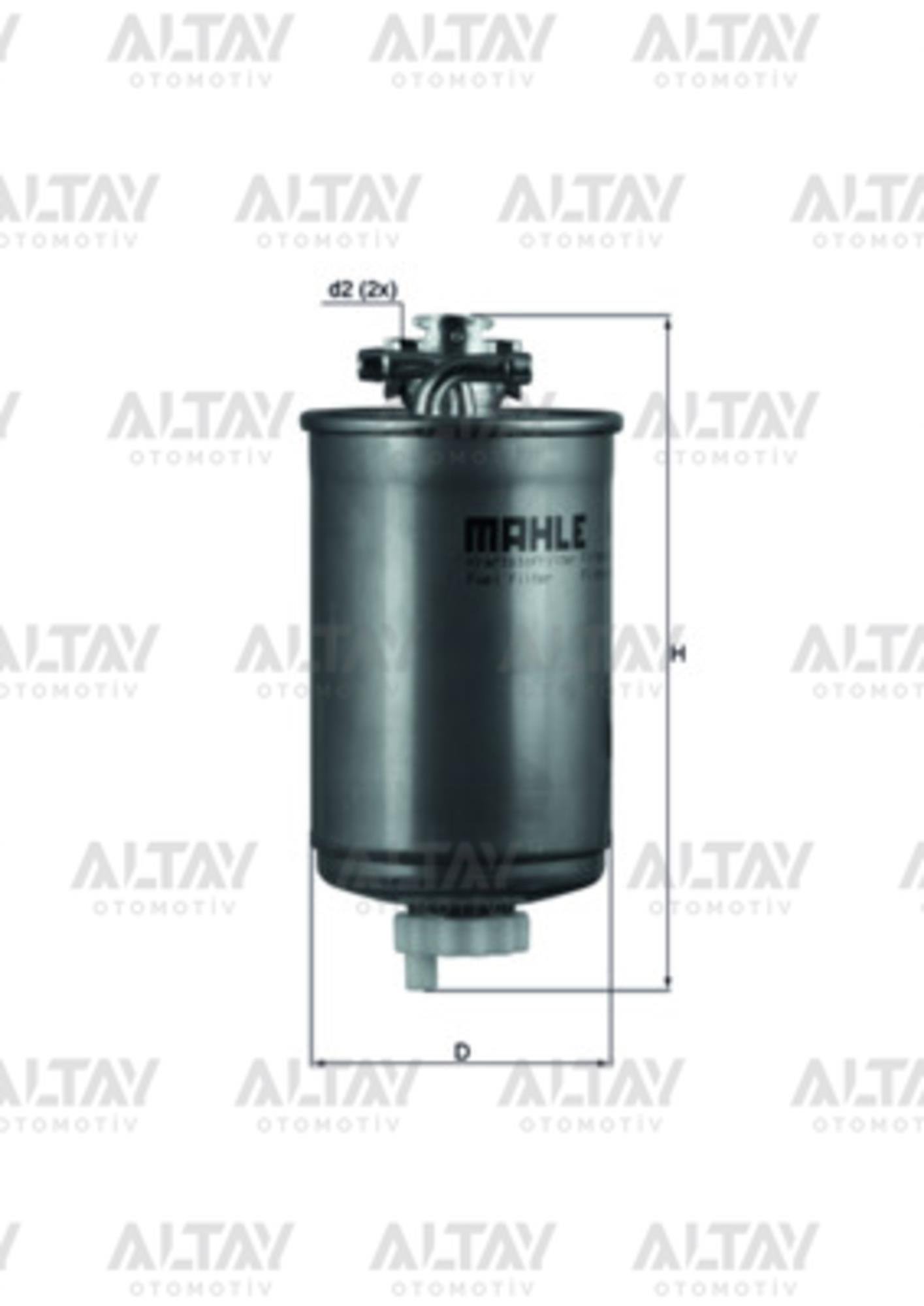 YAKIT FİLTRESİ (MAZOT) TRANSPORTER T4 / CADDY / GOLF3 97-04 1.9-2.4 D-2.5 TDI