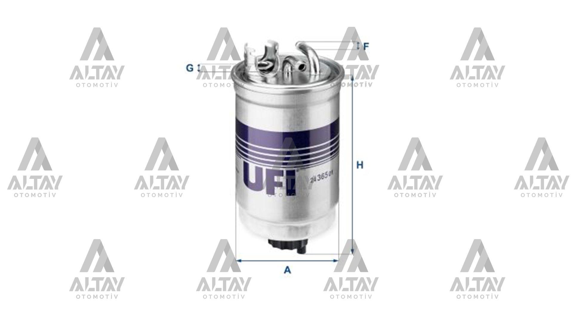 YAKIT FILTRESI (MAZOT) TRANSPORTER T4 / CADDY / GOLF3 97-04 1.9-2.4 D-2.5 TDI OEM (ORİJİNAL EQUİPMENT MANUFACTURER)