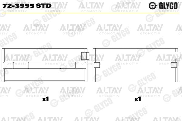 YATAK ANA VECTRA C / ZAFIRA B / ASTRA H 04= 1.9 CDTI (TIRNAKLI) (STD)