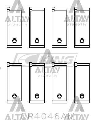 YATAK KOL CIVIC 1.6 D16Y (0.50)