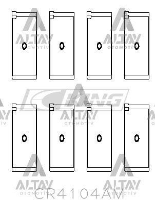YATAK KOL GOLF / BORA / PASSAT / CLASSIC / TOLEDO / A3 97= AKL-AFT-AEH-ADR-AEB-ADP-ADZ-ARM-APT-AGN 1.6-1.8-1.8 T (87200600) (TIRNAKLI-DELIKLI) (STD)
