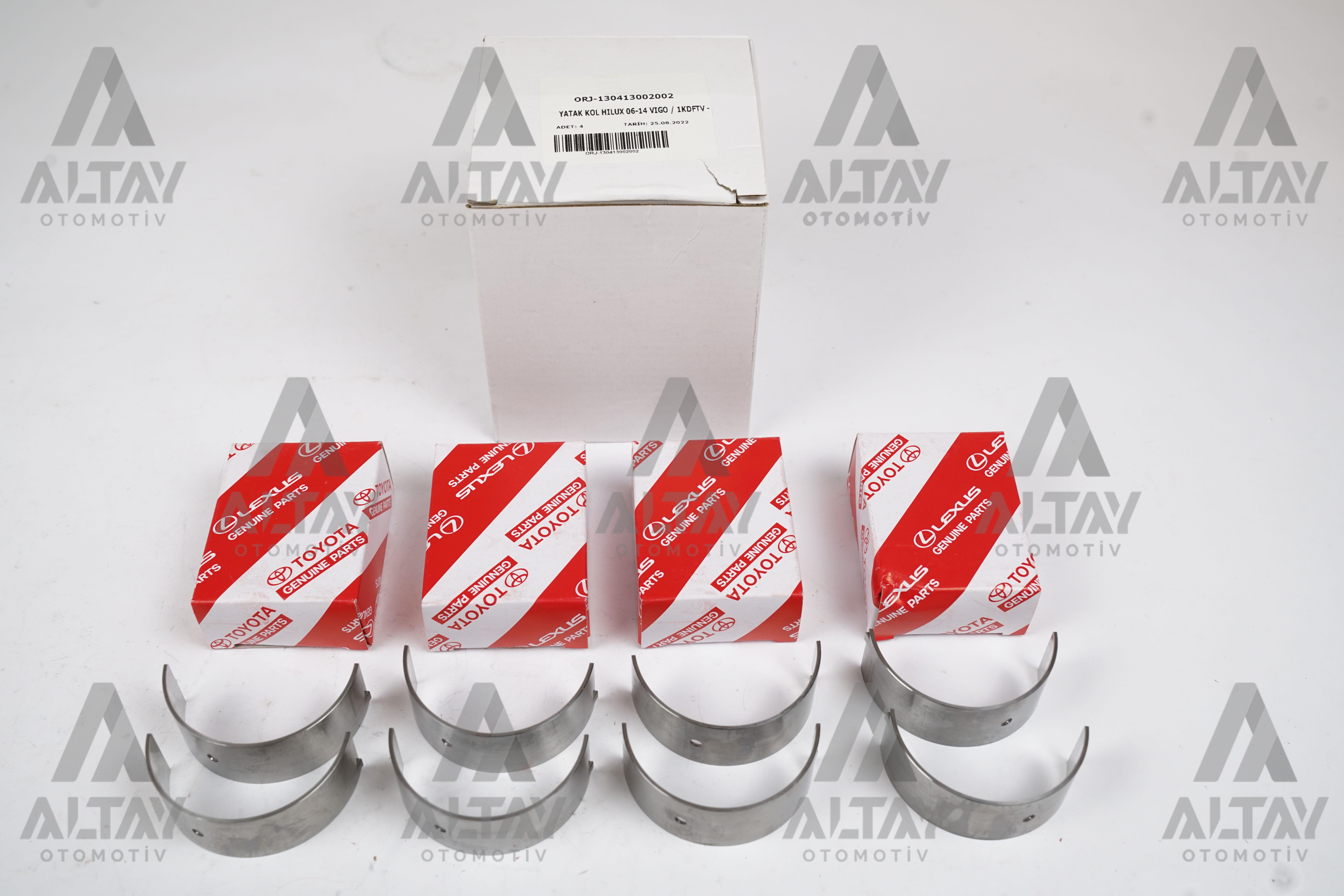 YATAK KOL HILUX 06-14 VIGO / 1KDFTV - 2KDFTV / 2.5 - 3.0 / KUN15 - KUN25 - KUN26 - KUN35 / STD 2pcs