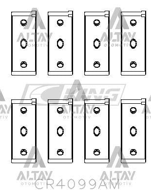 YATAK KOL TEMPRA / TIPO / UNO /DOGAN / SAHIN / KARTAL 1.4-1.6 SLX MOTOR (0.10)