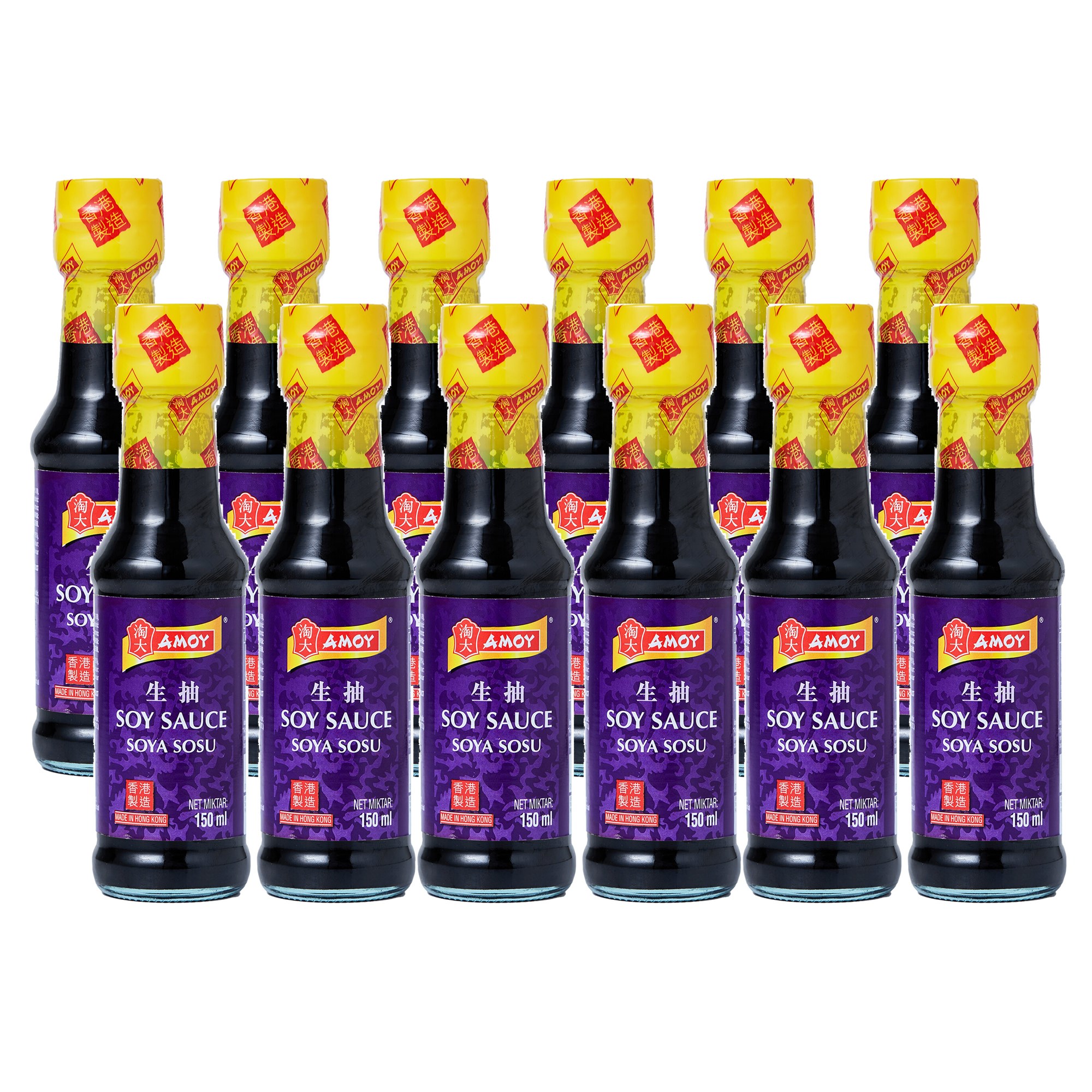 Amoy Soya Sosu 150 ml x 12 Adet (Koli)