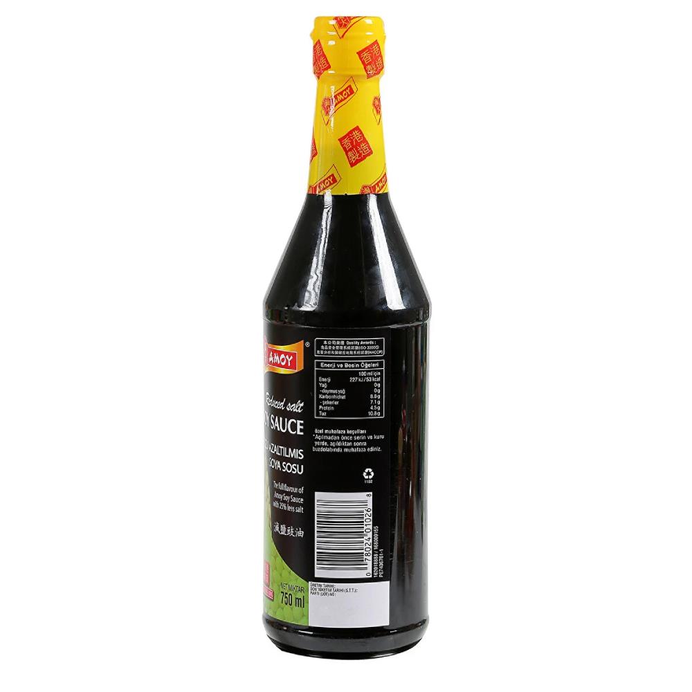 Amoy Tuzu Azaltılmış Soya Sosu Sauce 750 ml (900 Gr)