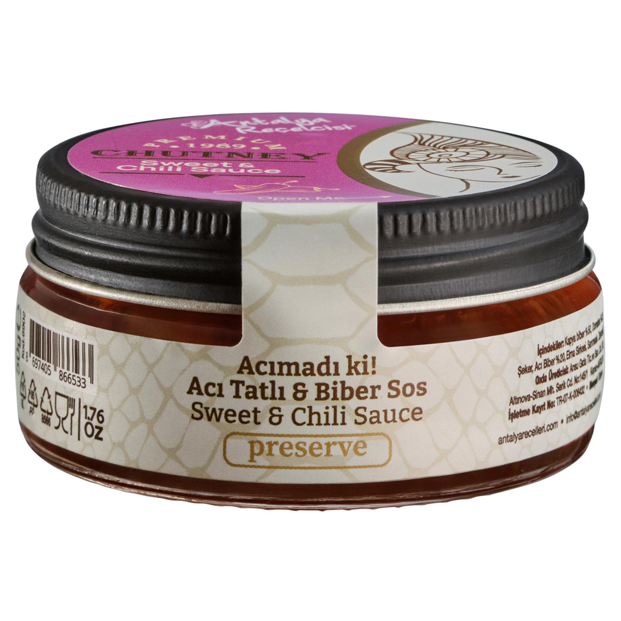 Antalya Reçelcisi Chutney Eşlikçileri Gurme Set (50 g x 3)