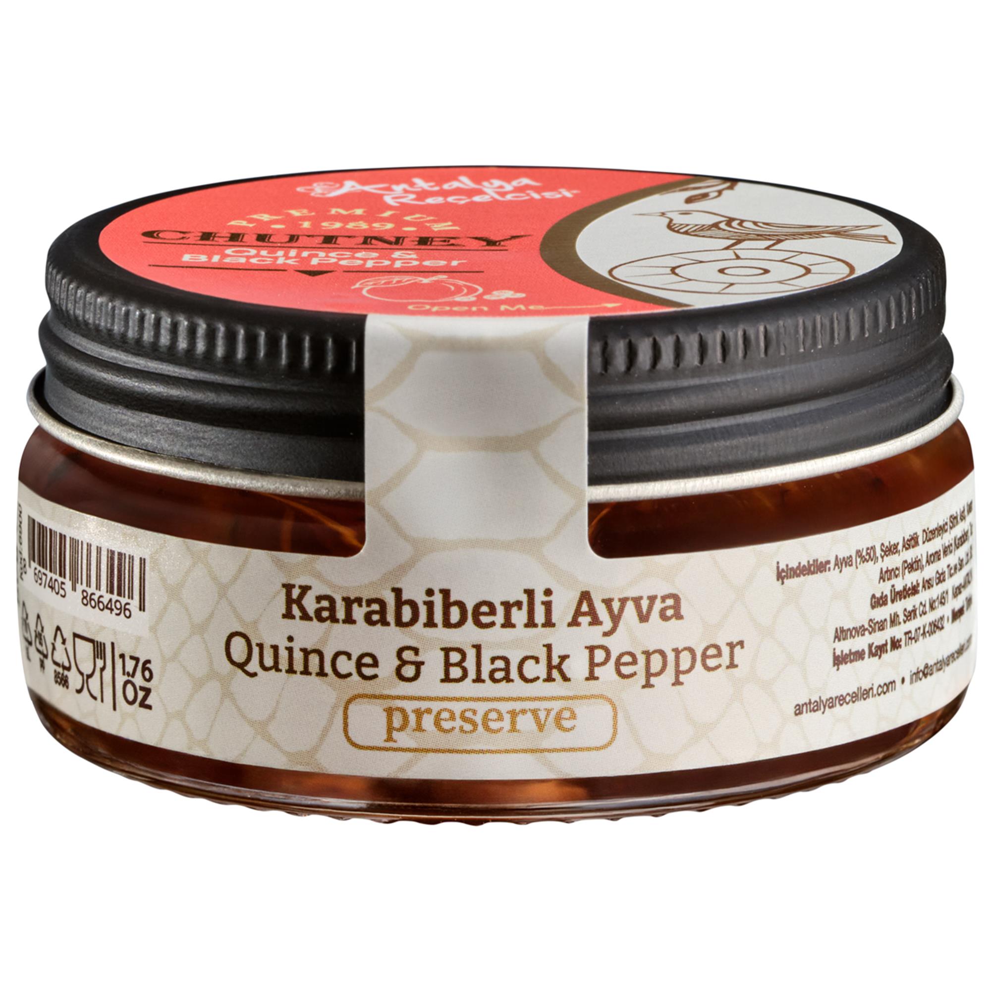 Antalya Reçelcisi Chutney Eşlikçileri Gurme Set (50 g x 3)