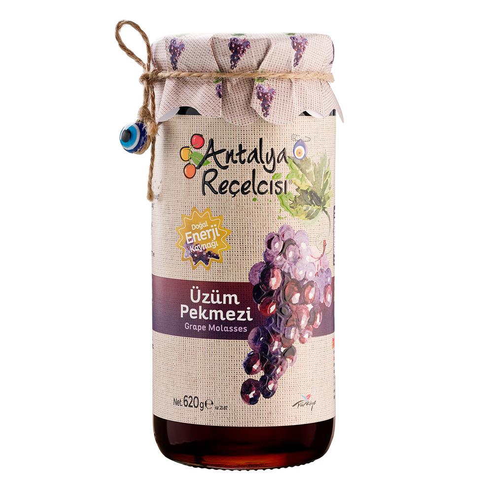 Antalya Reçelcisi Pekmez Seti(3 Çeşit) / Üzüm Pekmezi - İncir Pekmezi - Harnup Pekmezi 620G