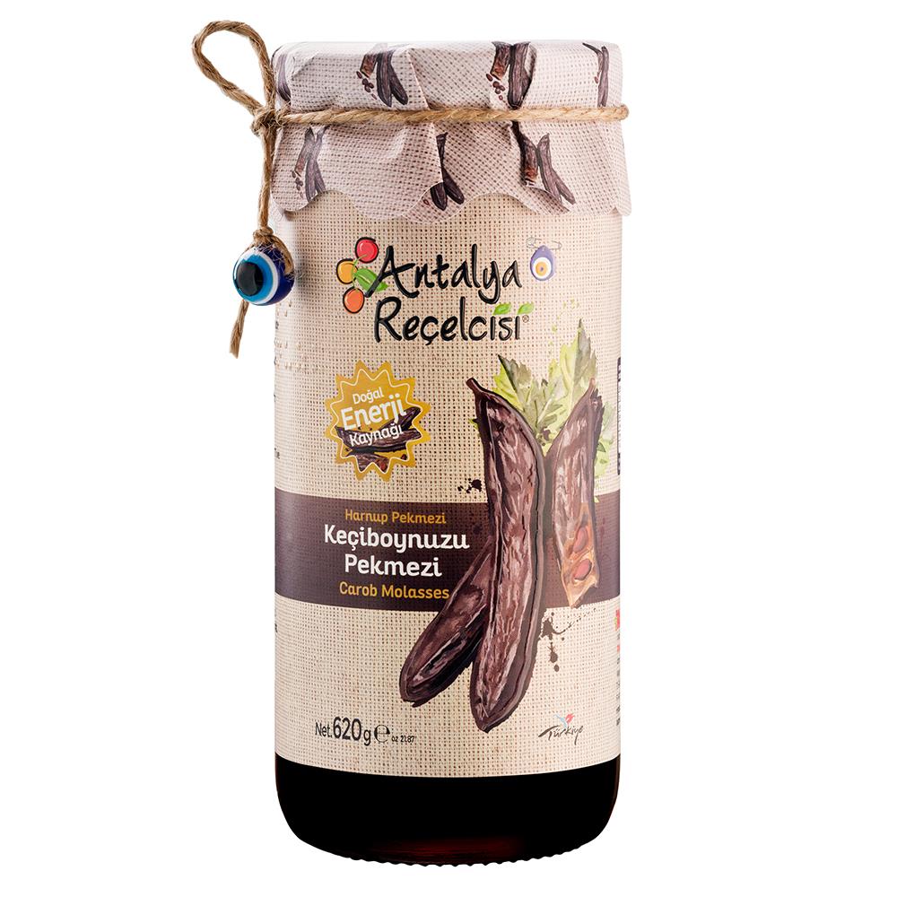 Antalya Reçelcisi Pekmez Seti(3 Çeşit) / Üzüm Pekmezi - İncir Pekmezi - Harnup Pekmezi 620G