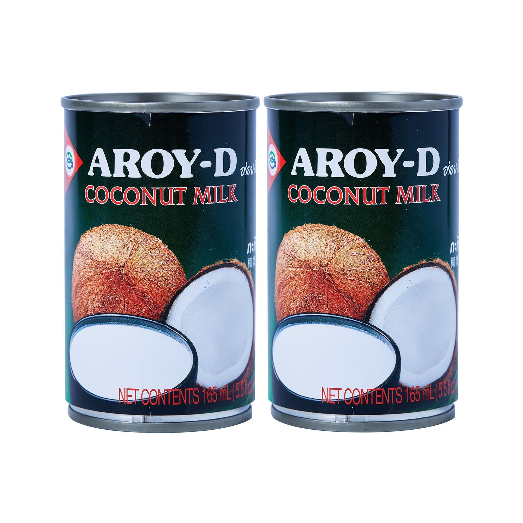 AROY-D Hindistan Cevizi Sütü | Tatlılar, Çorbalar, Smoothie'ler ve Kokteyller İçin İdeal | 165 ml x 2 Adet