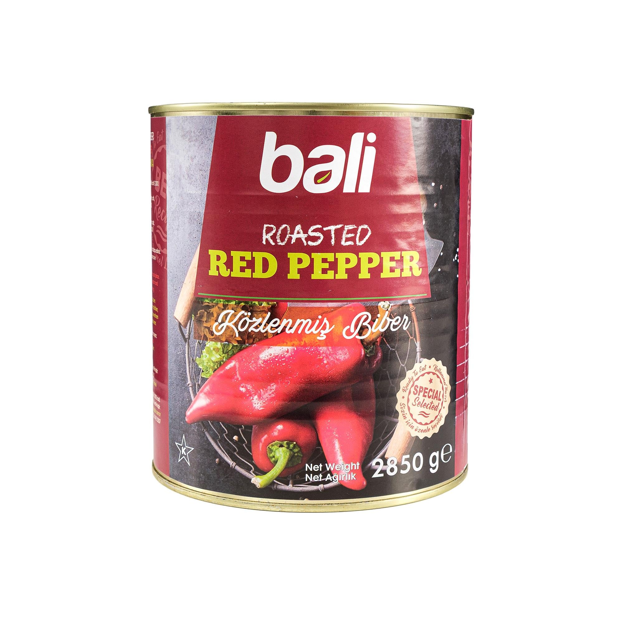 Bali Közlenmiş Kırmızı Kapya Biber 2850 G x 6 Adet