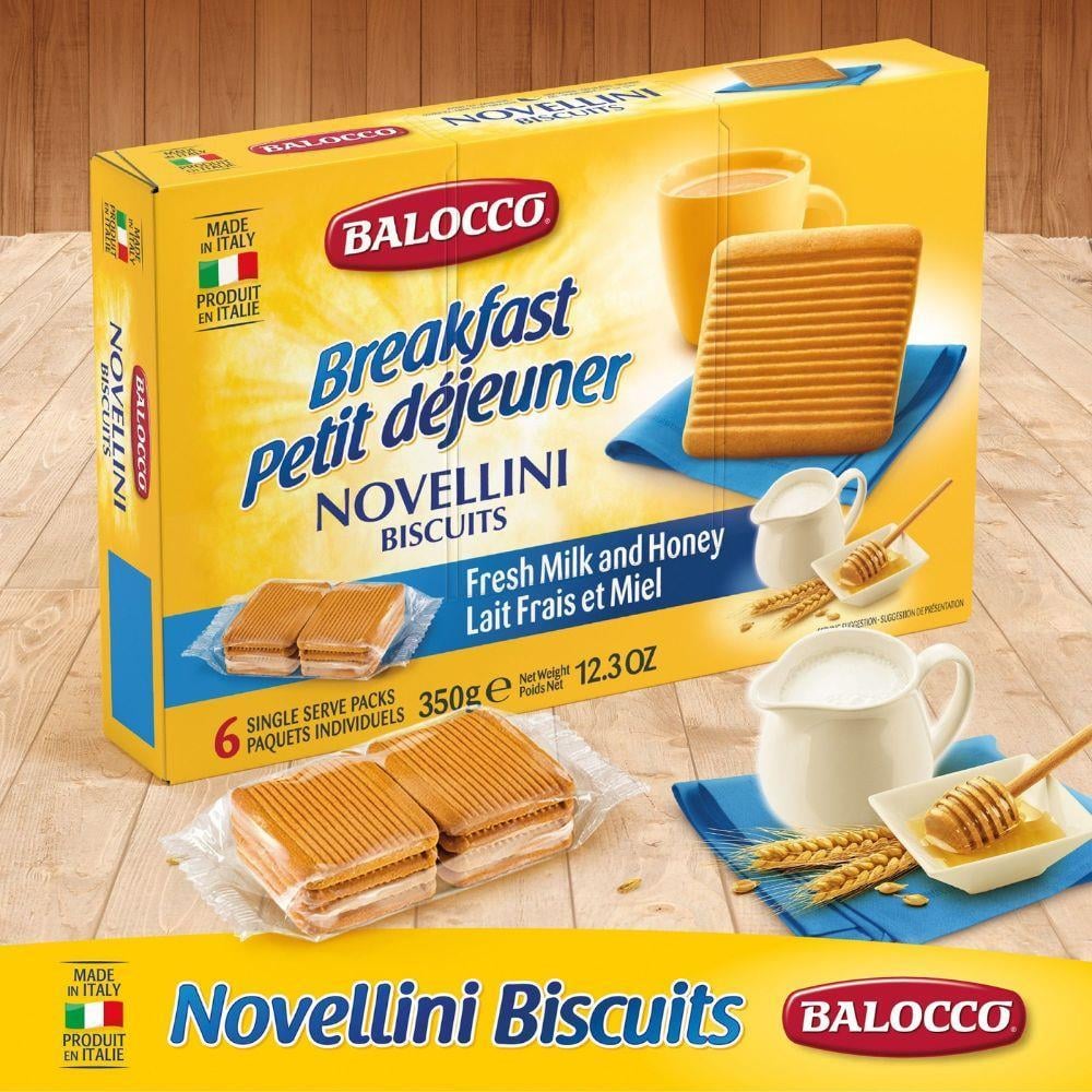Balocco Novellini Sütlü ve Ballı Bisküvi 350g