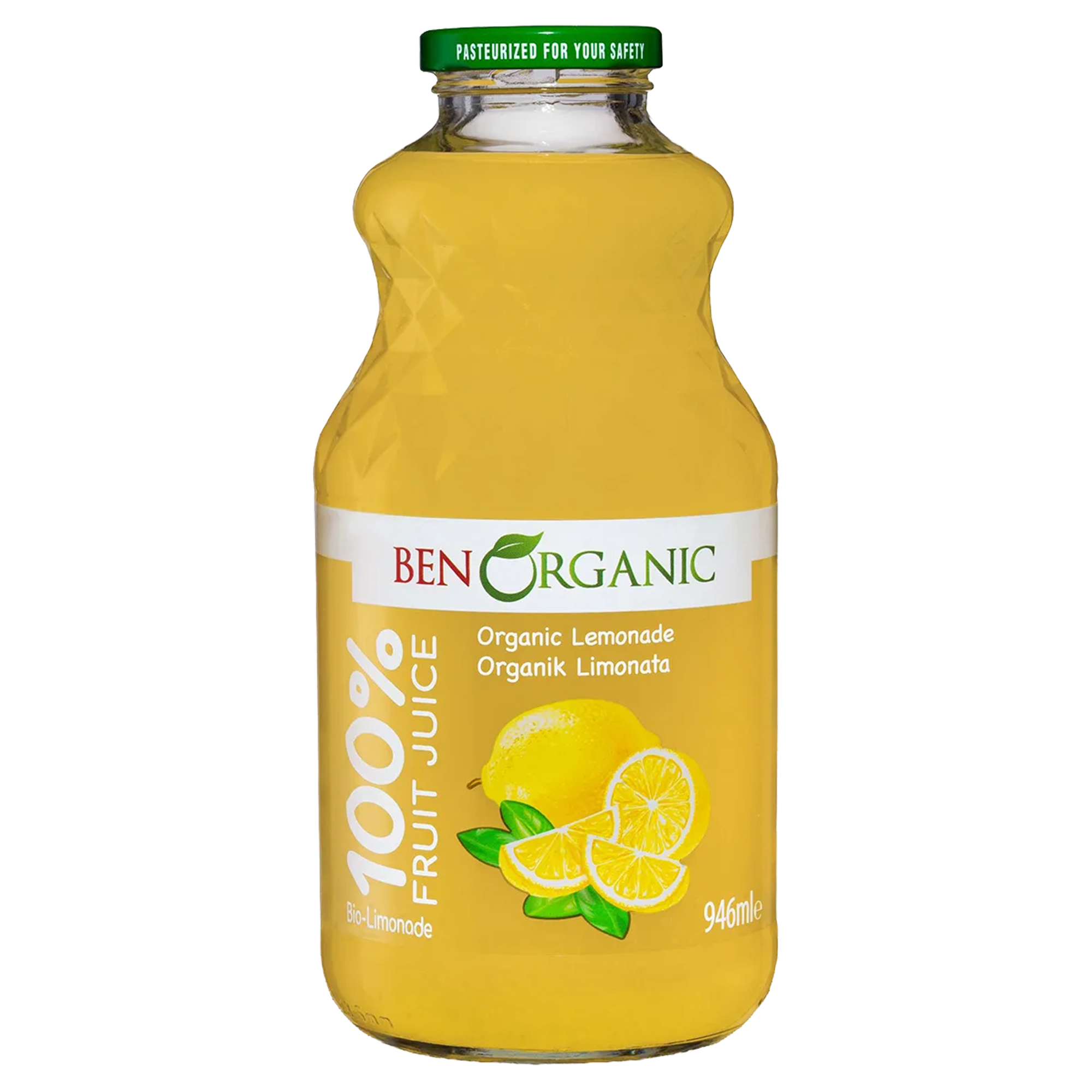 BEN ORGANIC Organik Limonata Suyu 946 ml 