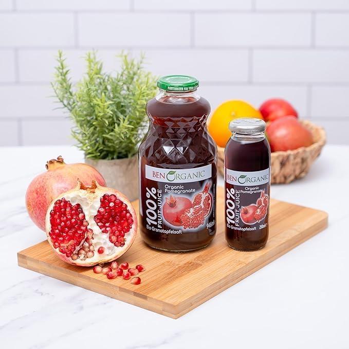 BENORGANIC Organik Nar Suyu 946 ml Cam Şişe