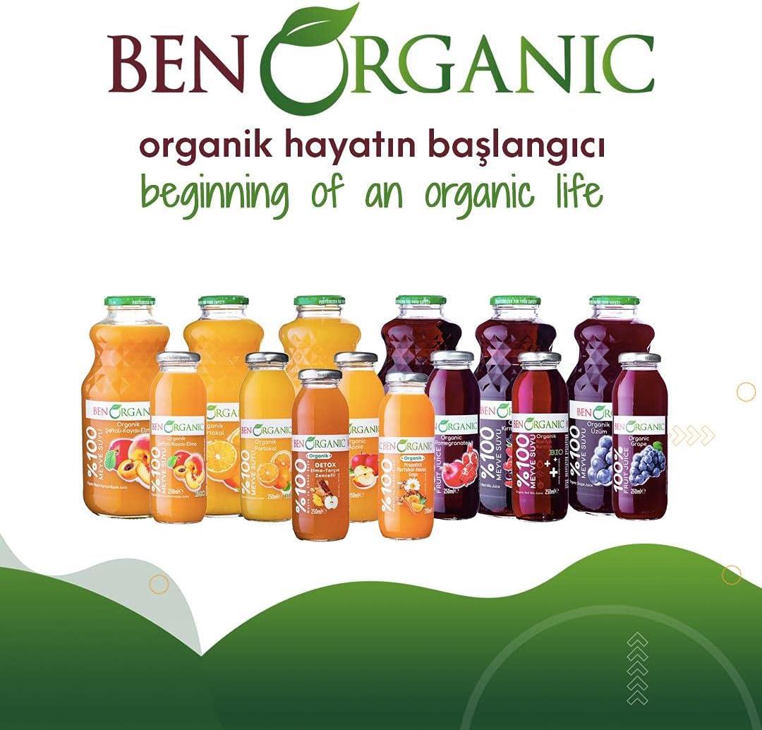 BENORGANIC Organik Vişne ve Kiraz Suyu 946 ml Cam Şişe
