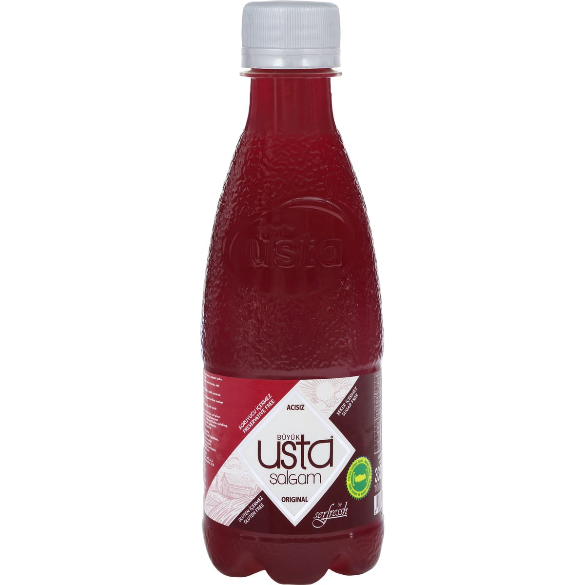 Büyük Usta Acısız Adana Şalgamı 330 ml Pet Şişe x 24 Adet (Koli)