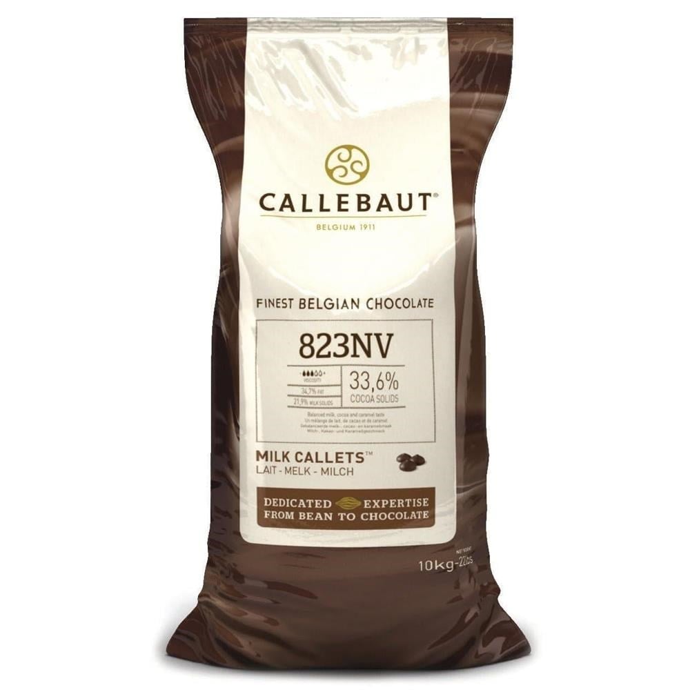 Callebaut No 823 Sütlü Drop - Pul Çikolata 10 kg
