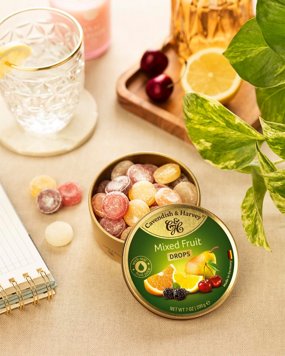 Cavendish & Harvey Mixed Fruit Drops 200 g x 9 Adet (Kutulu Set)