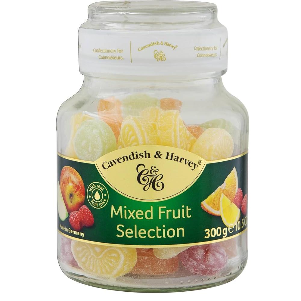 Cavendish & Harvey Mixed Fruit Karışık Meyveli - Berry Selection Orman Meyveli Şeker Seti 300g Cam Kavanoz