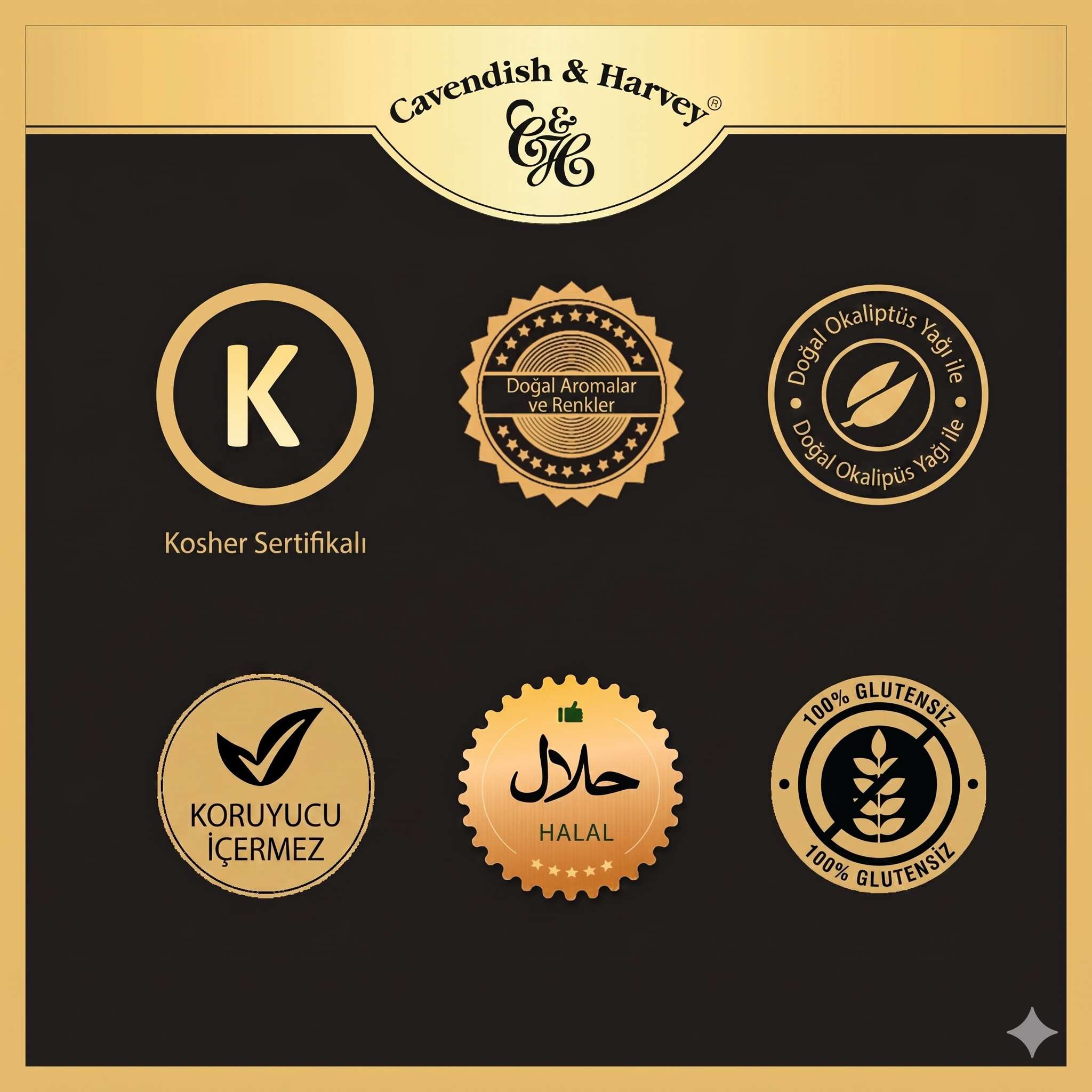 Cavendish & Harvey Nane Aromalı Şeker 200 g