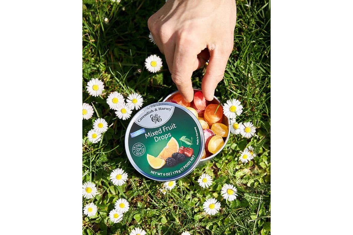 Cavendish & Harvey Şekersiz Mixed Fruit Drops 175g