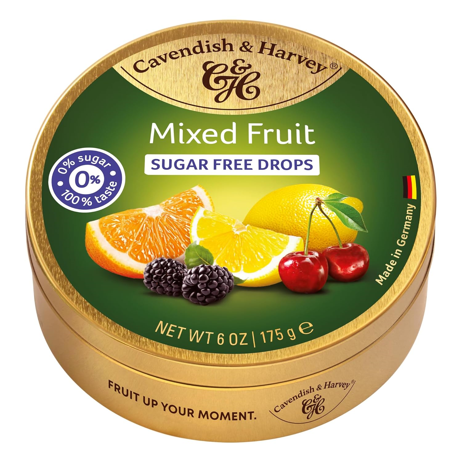 Cavendish & Harvey Sugar Free Şekersiz Tropikal & Karışık Meyve Aromalı Sert Şekerleme 2'li Paket 175 g