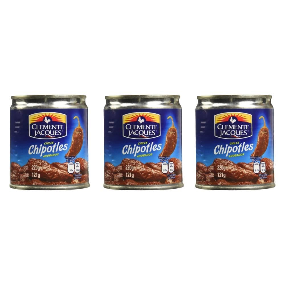 Clemente Jacques Marine Edilmiş Chipotle Biberi 220Gr. x 3 Adet