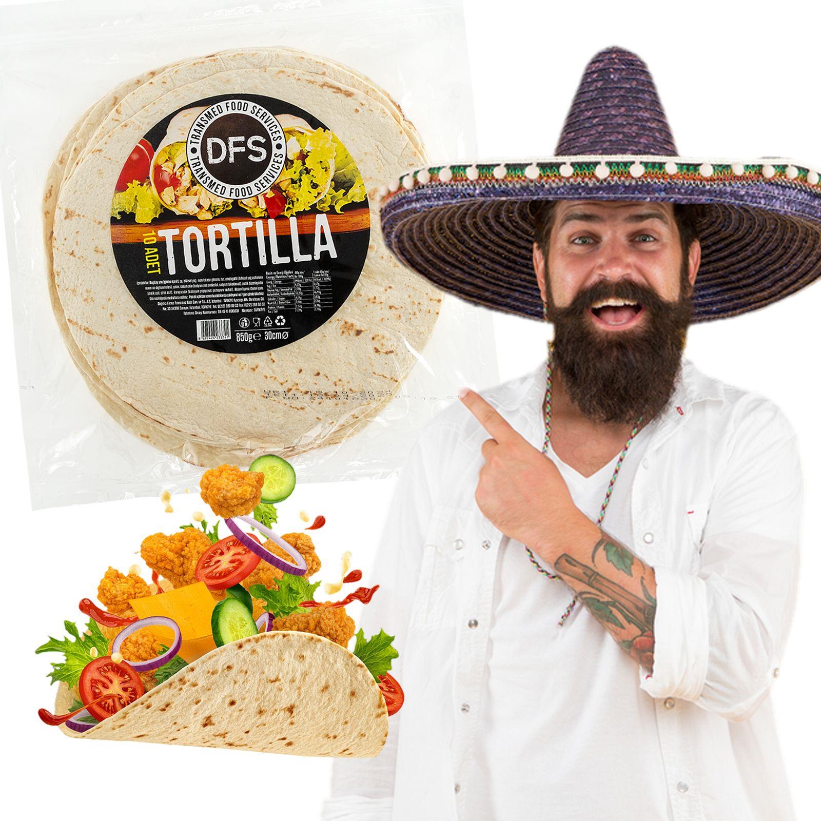 Dfs Tortilla Ekmeği 30cm 850g 