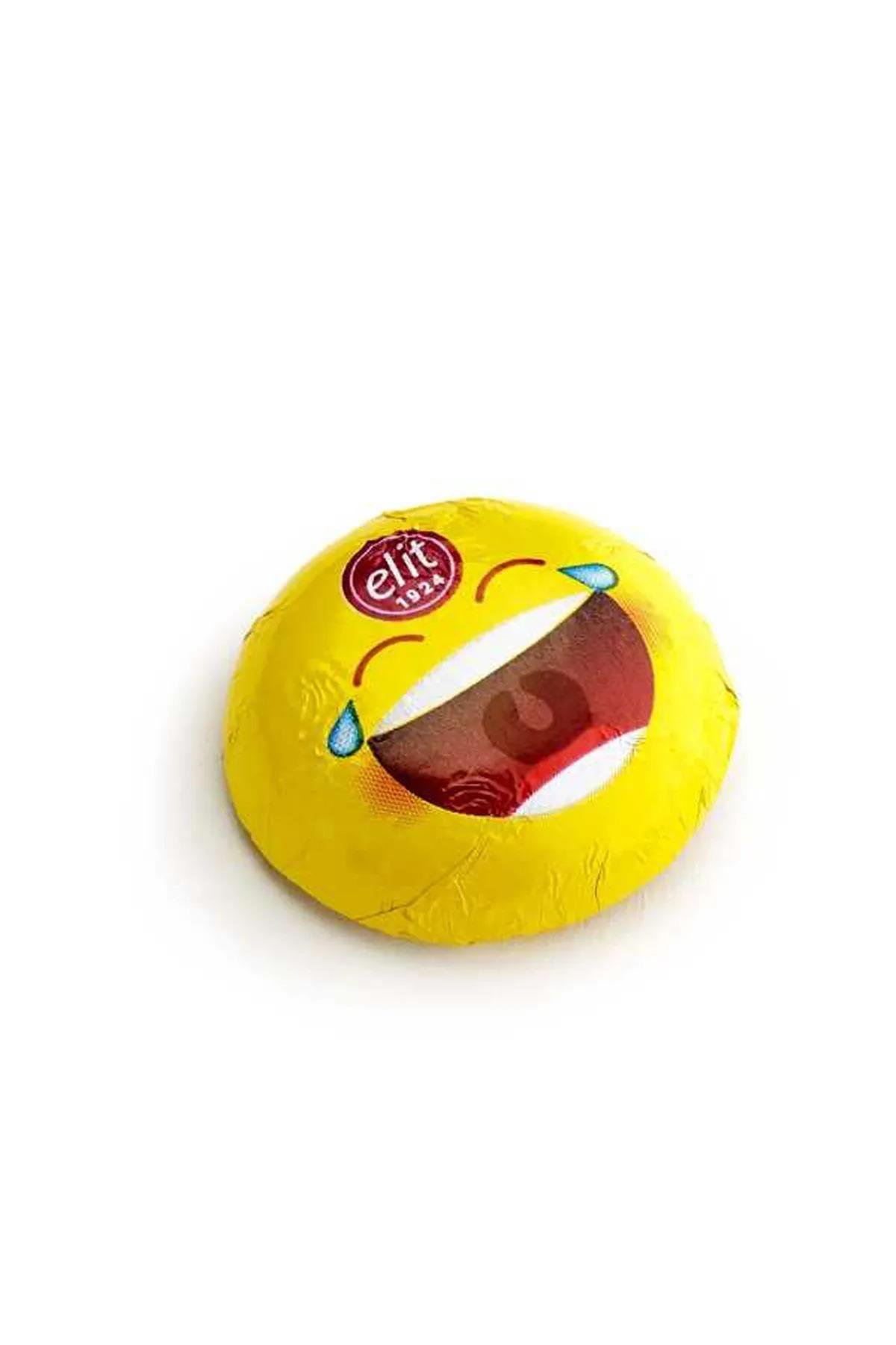 Elit Çikolata Mini Elitoloji Emoji Çikolata 1kg Sütlü Çikolata Glutensiz