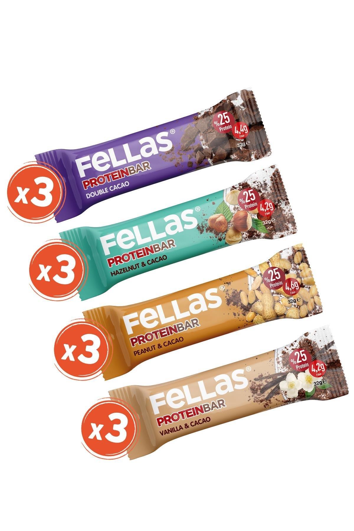 Fellas Protein Bar Karma Kutu 32g x 12 Adet 