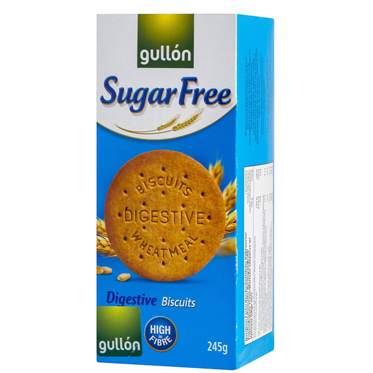 Gullón Şekersiz Digestive Tam Buğday Bisküvisi 245 g  