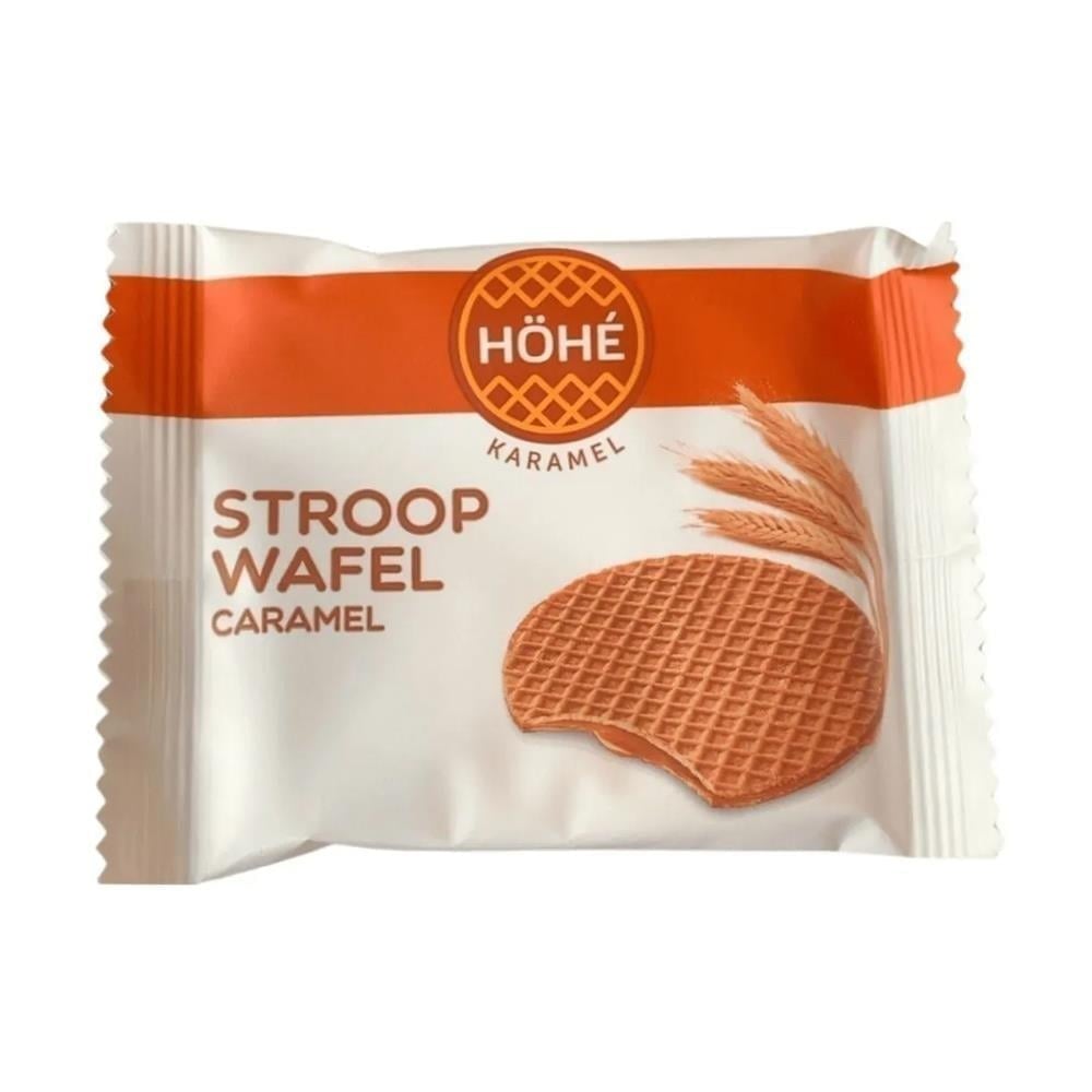 Höhe Stroopwafel Karamel Dolgulu Kurabiye 32 g