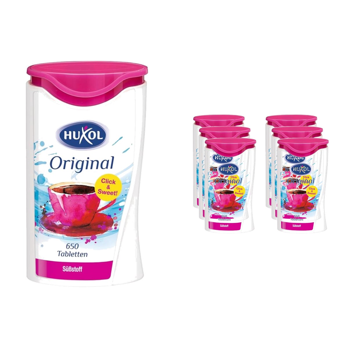 Huxol Tatlandırıcı tablet 650 Adet 39 gr x 6 Adet