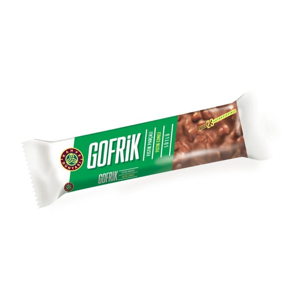 Kahve Dünyası Antep Fıstıklı Sütlü Gofrik 33gr 24 Adet