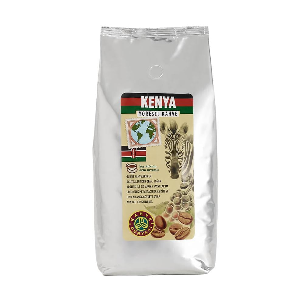 Kahve Dünyası Kenya Yöresel Çekirdek Kahve 1Kg x 3 Adet