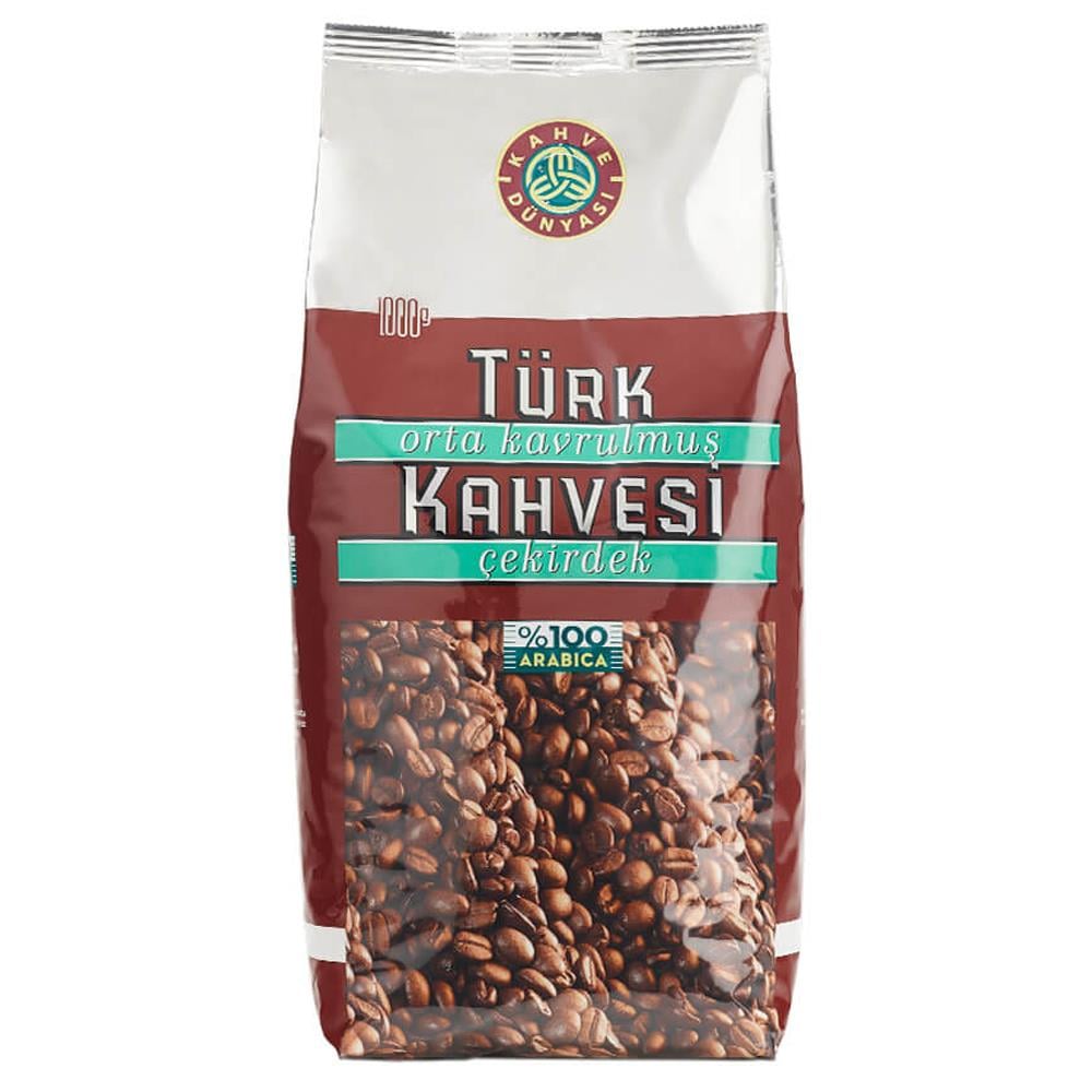 Kahve Dünyası Orta Kavrulmuş Çekirdek Türk Kahvesi 1kg X 3 Adet